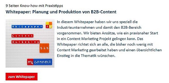 mi connect: Teaserartikel für ein Whitepaper mi connect: Teaserartikel für ein Whitepaper